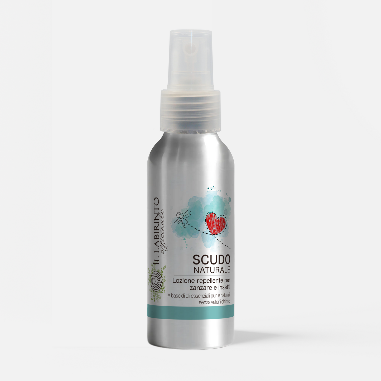 Lozione antizanzare senza veleni chimici cosmesi naturale 100ml
