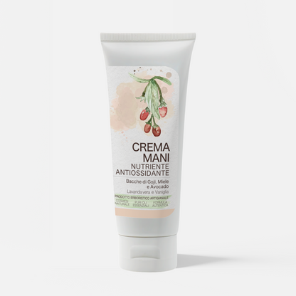Crema mani Goji Avocado Lavanda nutriente antiossidante