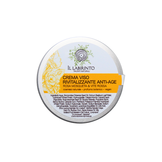 Face cream Rosehip Red vine Jojoba revitalizing anti-aging