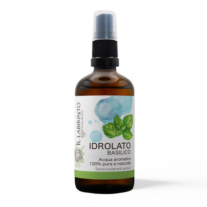 Idrolato di Basilico 100% puro e naturale