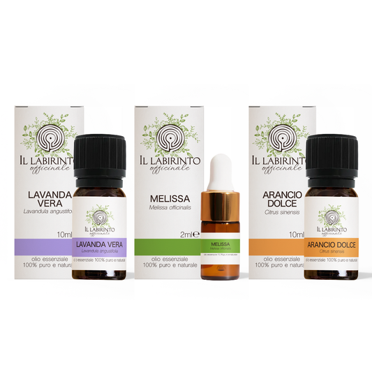 Kit Riposo e Relax alimentare aromaterapia diffusore massaggio