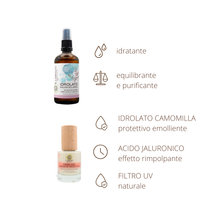 Set cosmesi naturale trattamento viso idratante