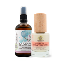 Set cosmesi naturale trattamento viso idratante