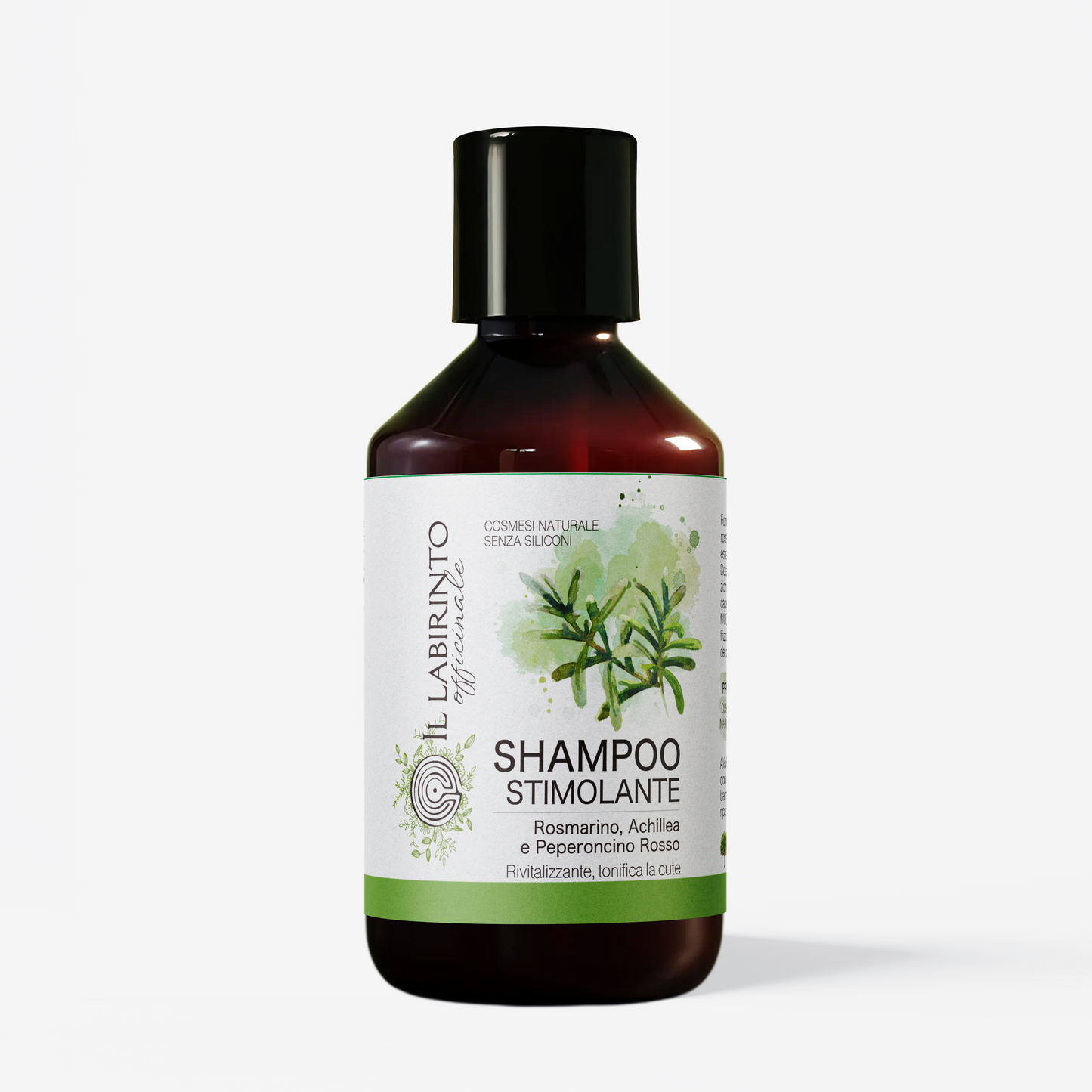 Shampoo stimolante cute Achillea Rosmarino Peperoncino