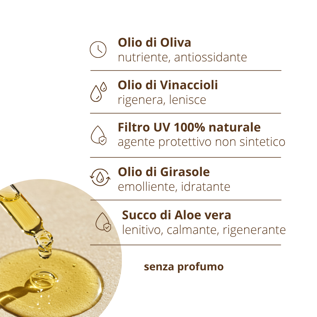Bio solare spray spf 30 trasparente protezione alta filtro uv naturale