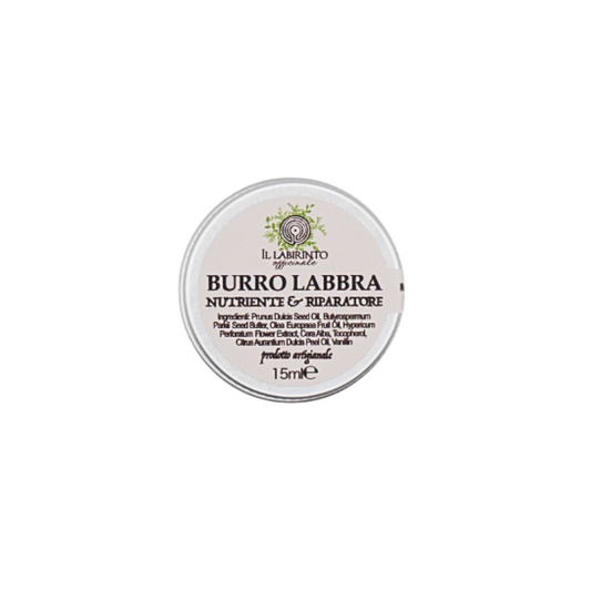 Burro balsamo labbra iperico karité nutriente riparatore