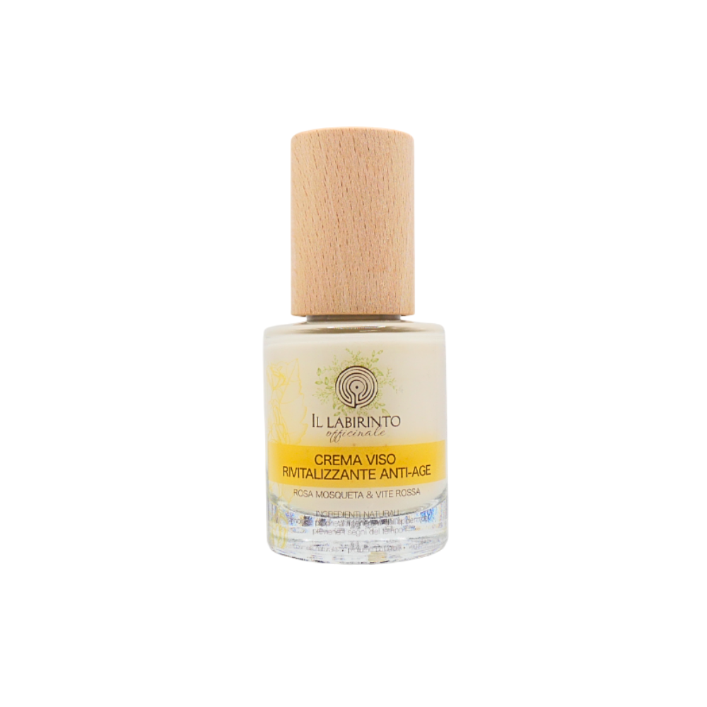 Crema viso Rosa mosqueta Vite rossa Jojoba rivitalizzante anti-age