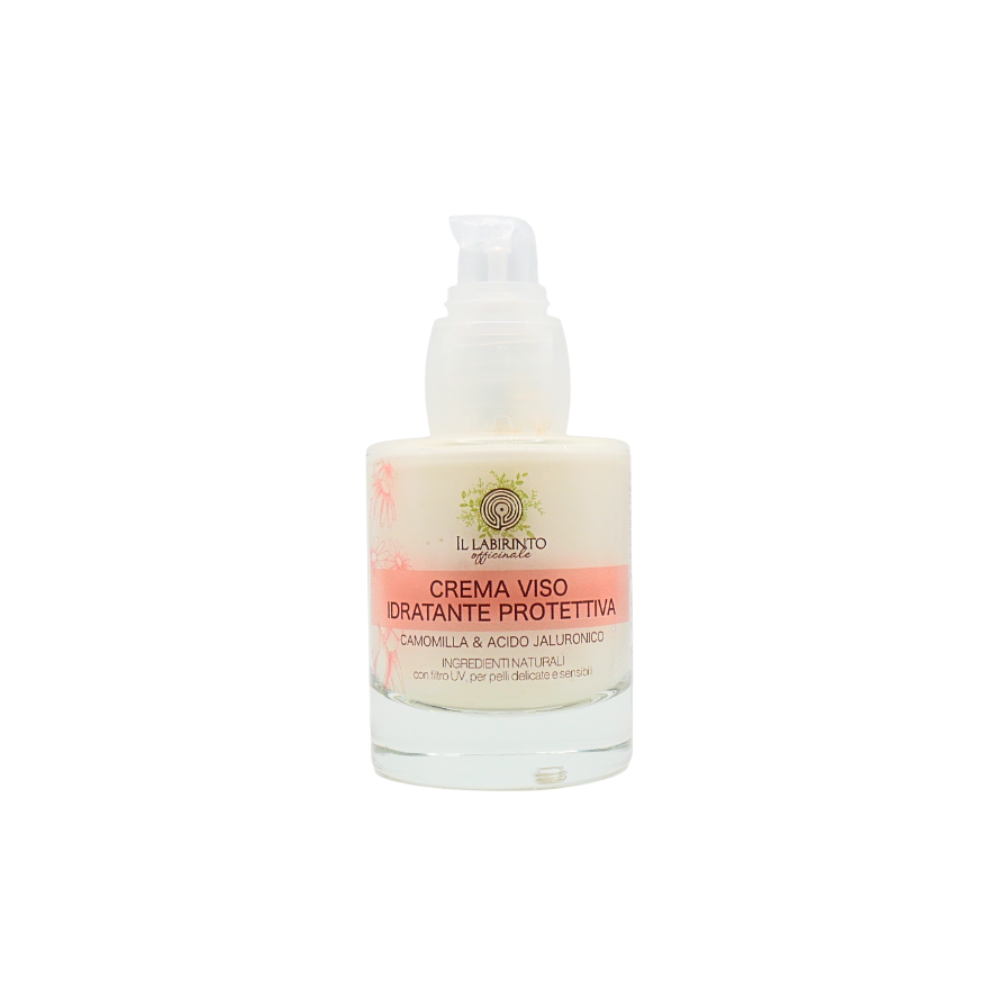 Crema viso Jaluronico e filtro naturale idratante protettiva