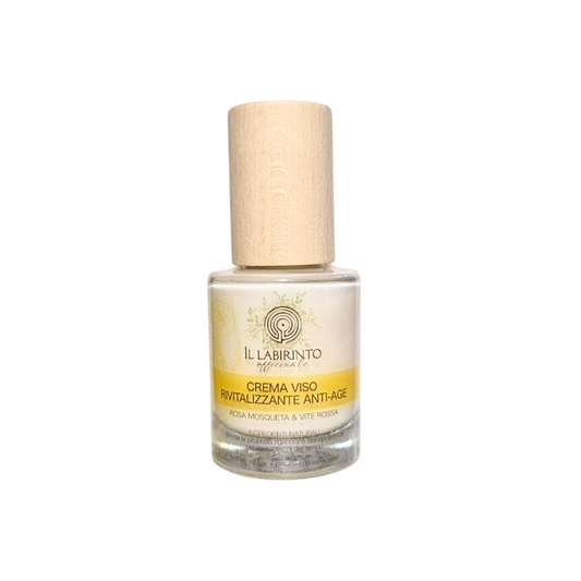 Crème visage Rosa mosqueta Vigne rouge Jojoba revitalisante anti-âge