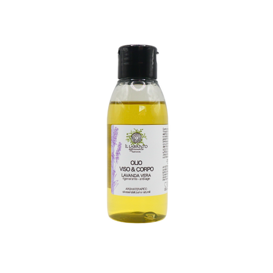 Olio viso e corpo aromaterapico Lavanda rigenerante anti-age