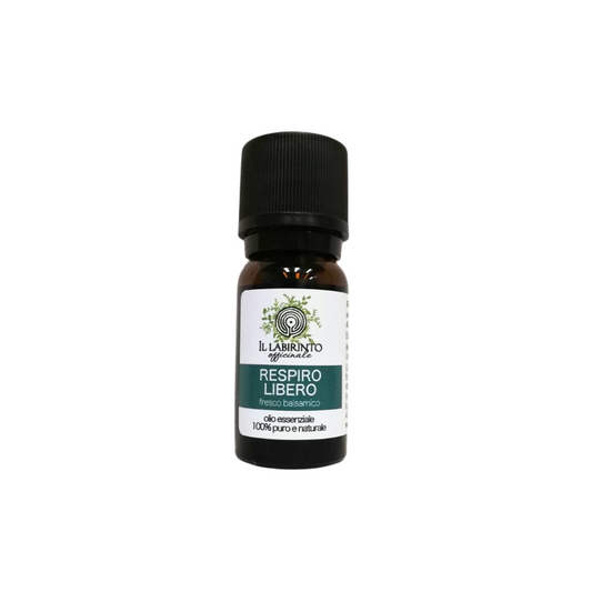 Miscela fresca balsamica Respiro Libero oli essenziali puri naturali espettorante suffumigi diffusore 10ml