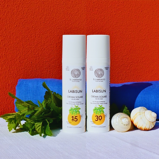 Crème solaire naturelle spf 15 filtre uv basse protection