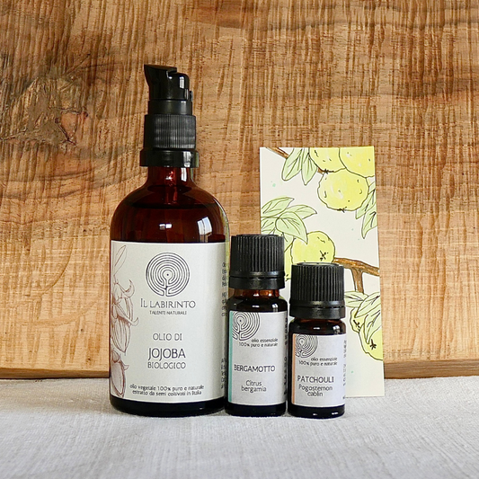 Kit Huile de Barbe Purifiante Jojoba Patchouli Bergamote
